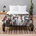 Chris Hemsworth inspired plush blanket
