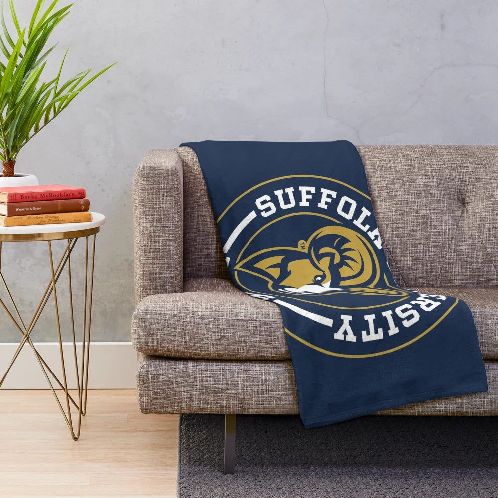 Suffolk University Circle Plush Blanket