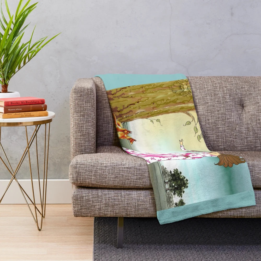 Cirneco dell'etna dog breed on a soft and plush blanket