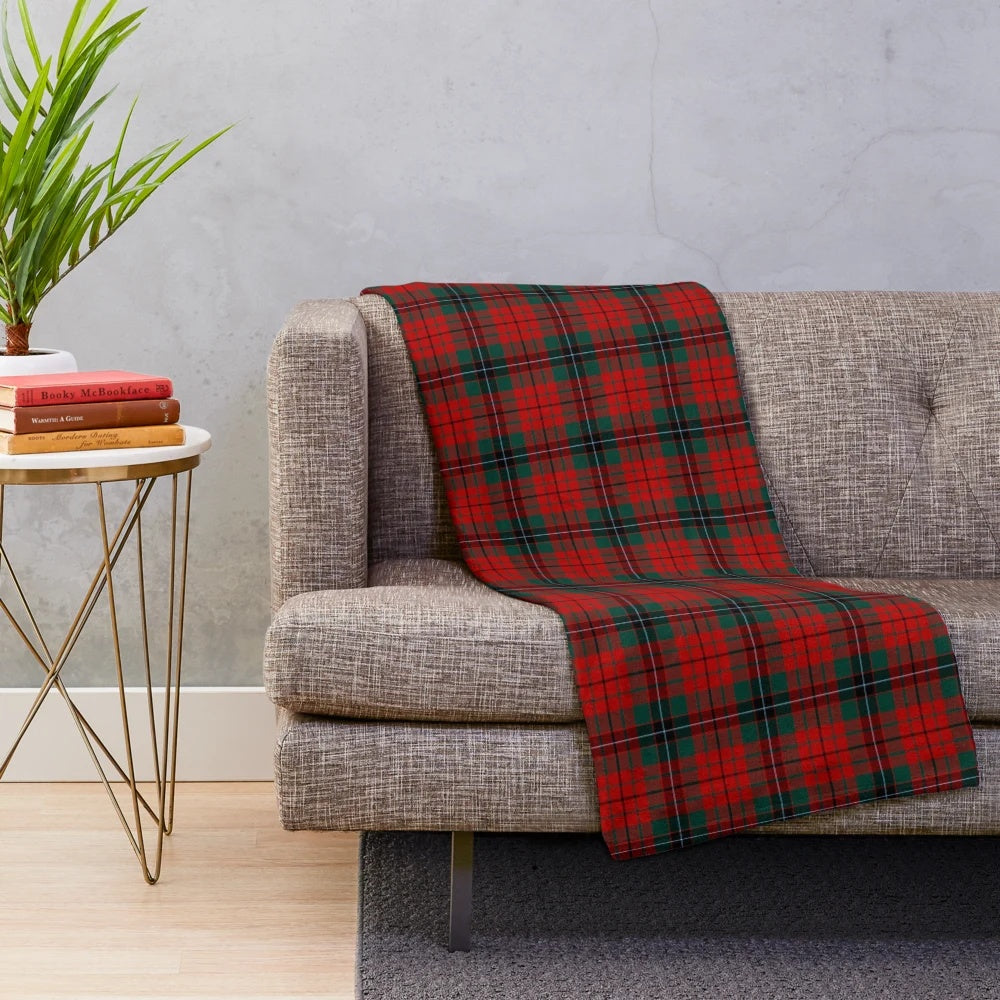 Clan Nicolson Tartan Plush Blanket