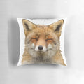 Soft and plush fox-shaped pillow in a cute design
