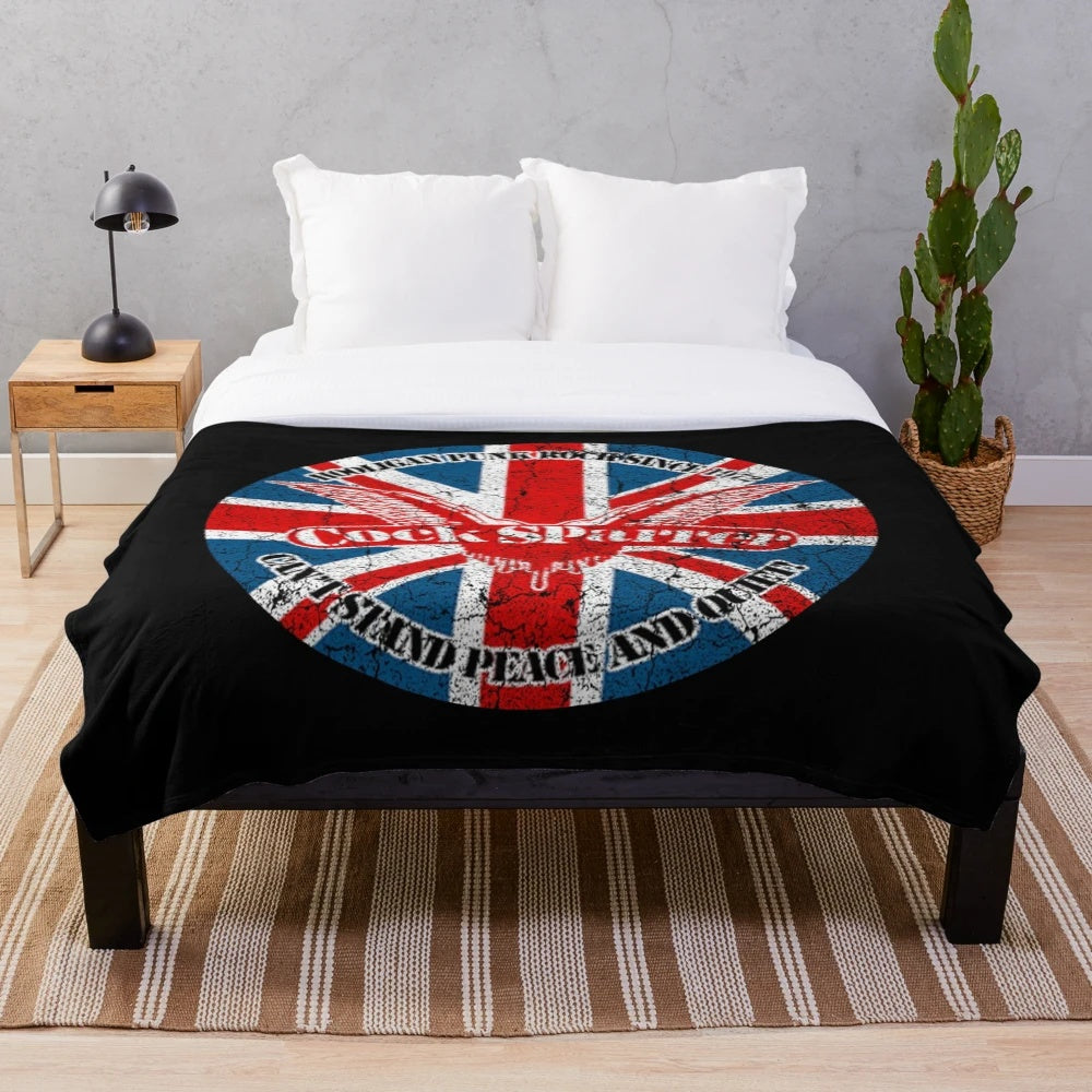 Soft and Cozy dayone Plush Blanket - Perfect for Punk Rock Music Fans