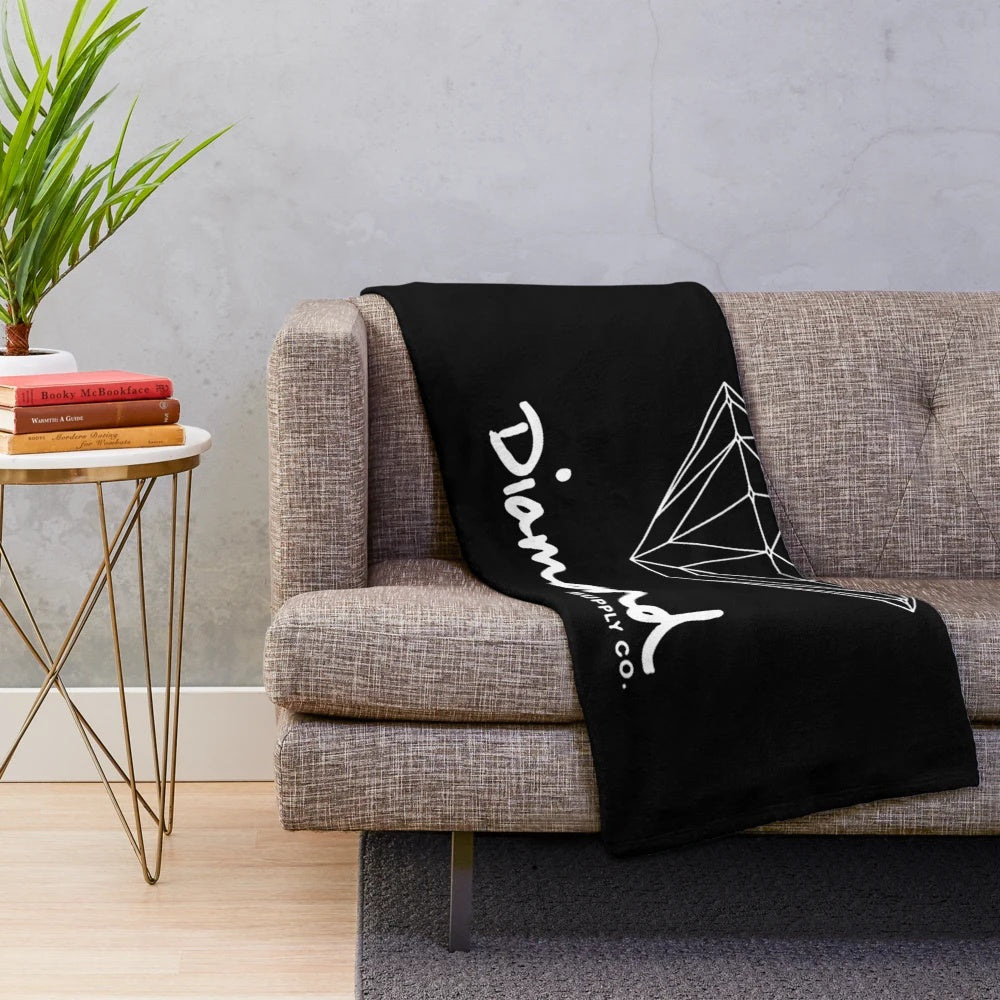 Diamond Supply Co inspired plush blanket
