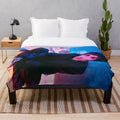Die4u plush blanket with Bring Me the Horizon band logo