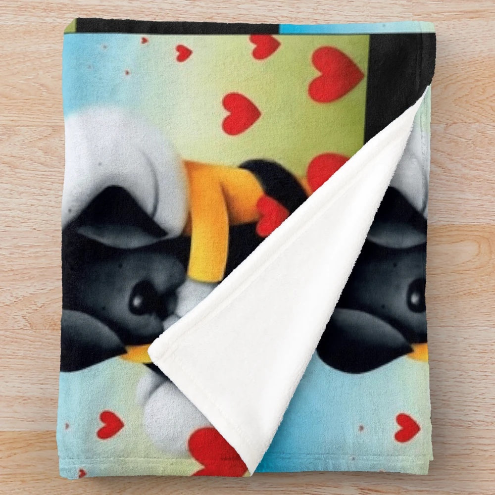 Soft and cozy plush blanket featuring the art of Doug Hyde