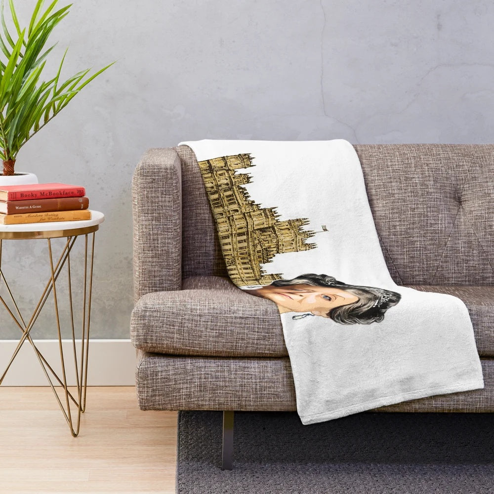 Downton Abbey Lady Violet Crawley Plush Blanket