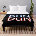 Soft and comfortable plush blanket with "DUN DUN" design for SVU and Law & Order fans