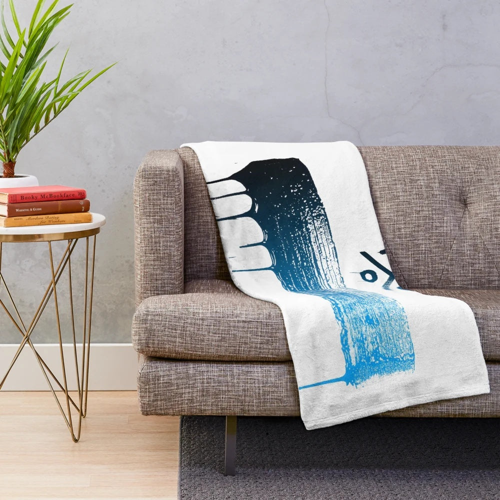 Soft and comfortable plush blanket with electronic music theme
