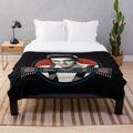 Plush blanket featuring Elvis Presley inspired artwork