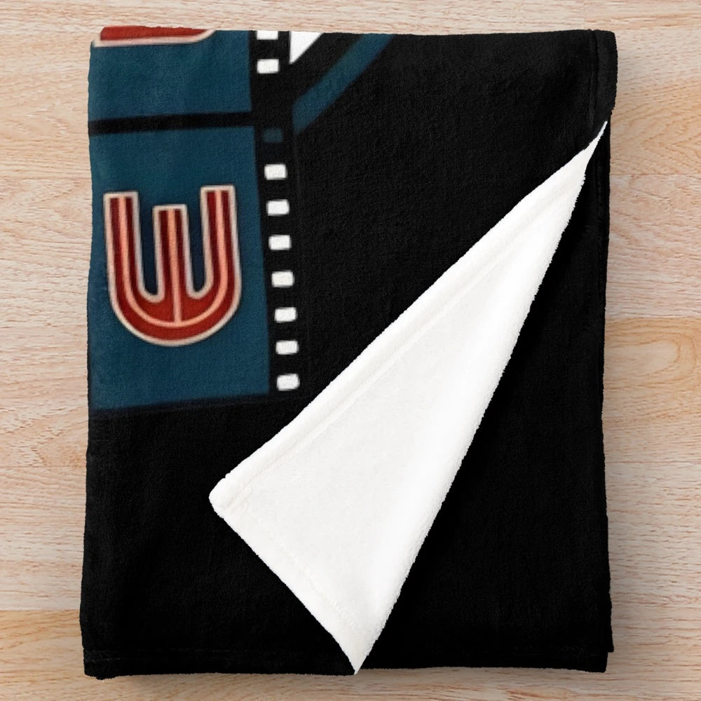Plush blanket featuring Elvis Presley inspired artwork