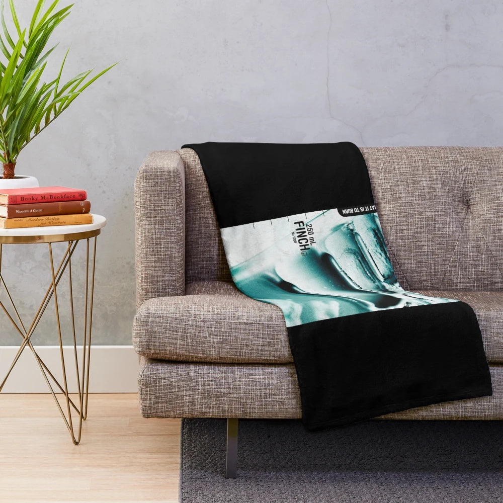 Finch Band Plush Blanket for Post Hardcore and Emo Music Fans
