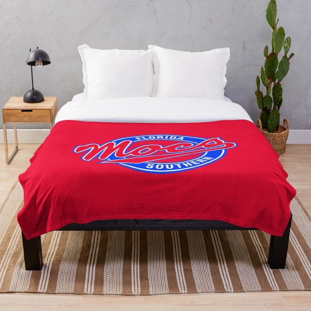 Florida Southern Moccasins-inspired plush blanket