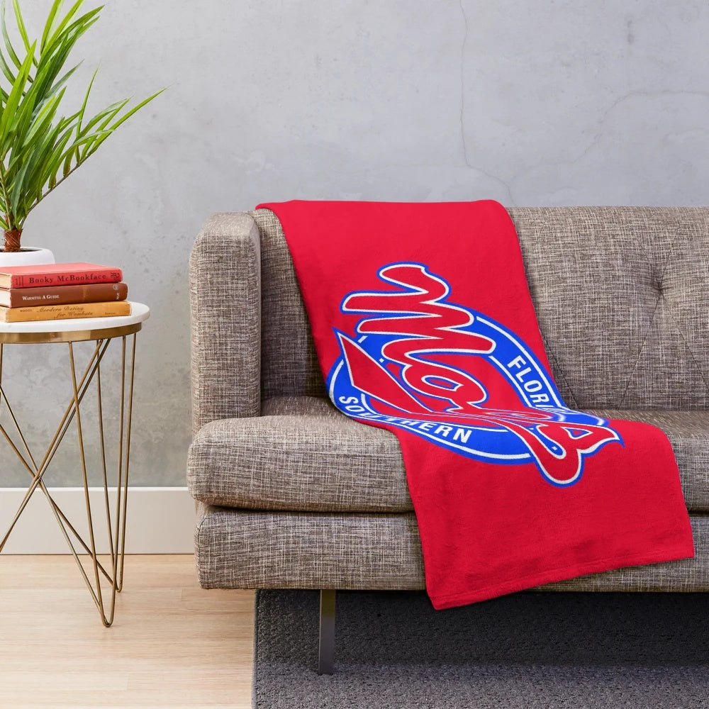 Florida Southern Moccasins-inspired plush blanket
