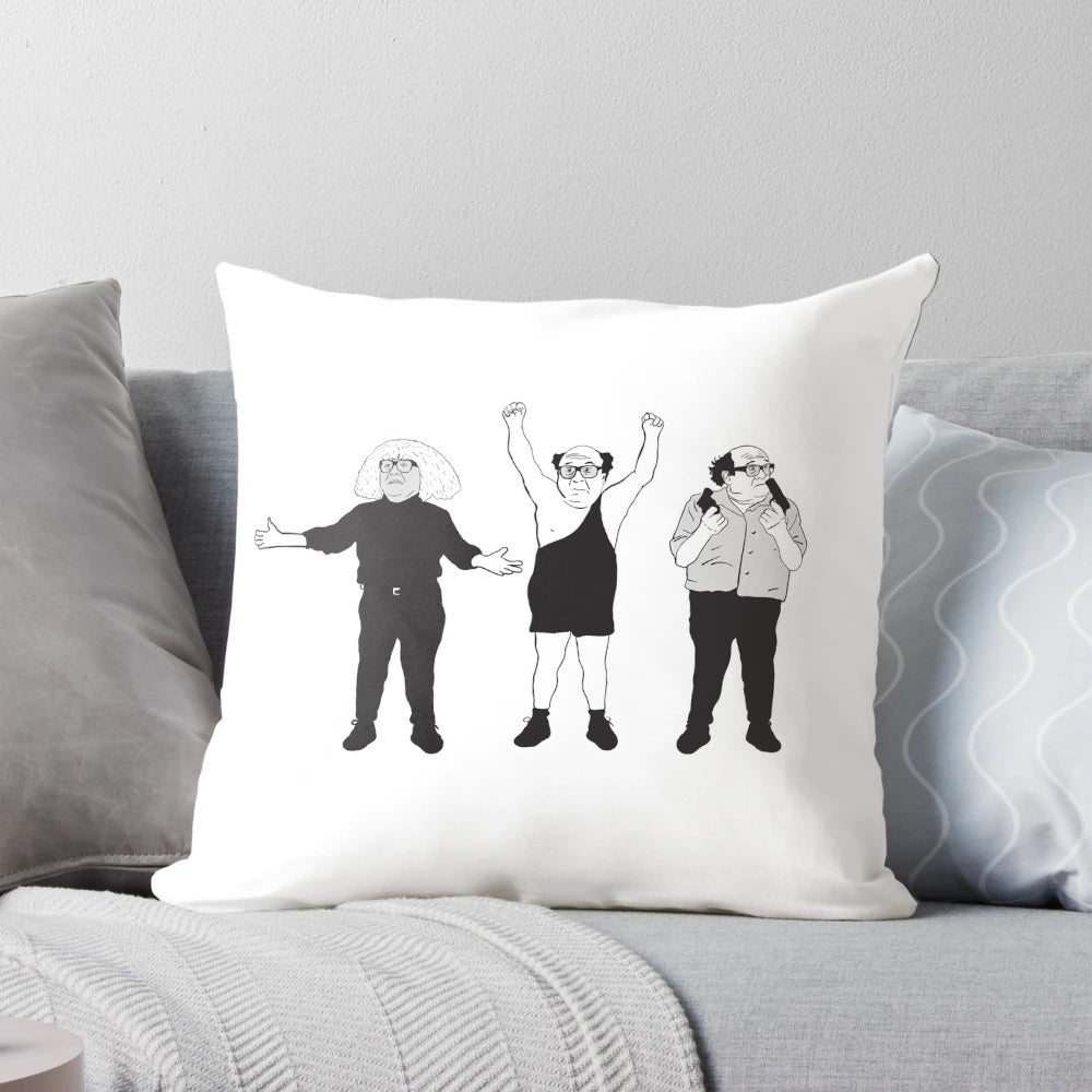 Soft, plush 'Frank Pillow' featuring the character from the hit TV show 'It's Always Sunny in Philadelphia'