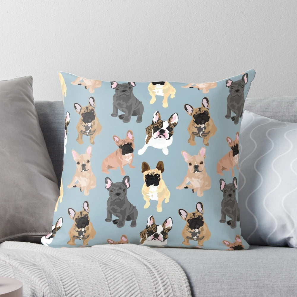 Plush French Bulldog Pillow for Cozy Home Decor