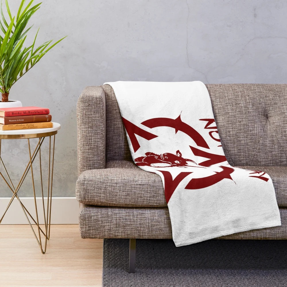 Soft and cozy fuzzy goat plush blanket for home decor