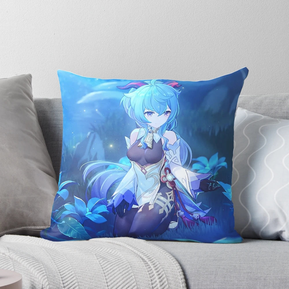 Soft and cuddly Ganyu Pillow from the popular Genshin Impact video game