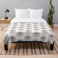 Golden doodle plush blanket with a fluffy, soft texture