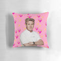 Plush Gordon Ramsay-themed pillow for the kitchen