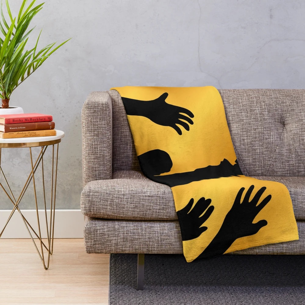 Hamilton-inspired plush blanket with a cozy and soft feel