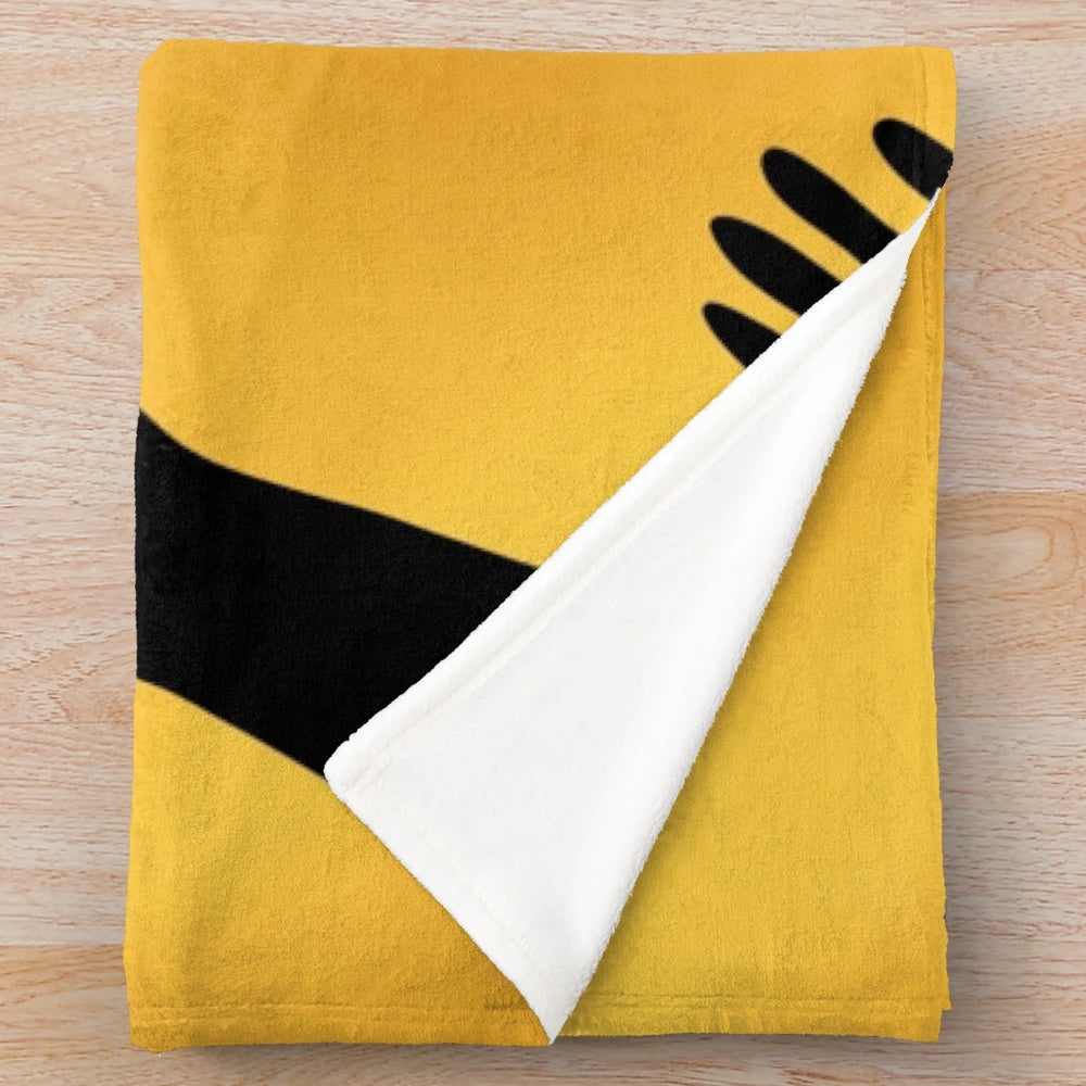Hamilton-inspired plush blanket with a cozy and soft feel