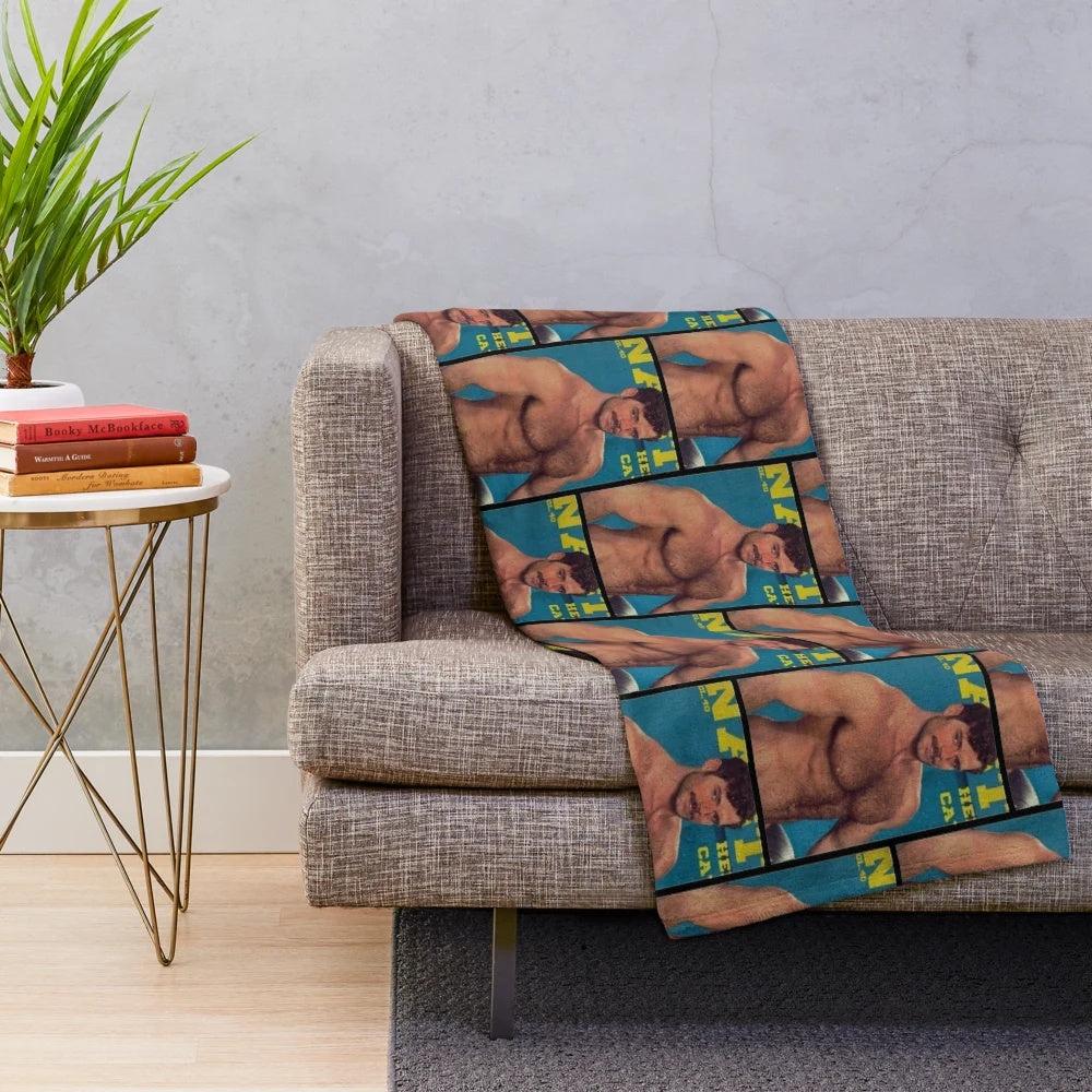 Henry Cavill plush blanket with a soft and cozy design