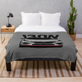 Hyundai i30N-inspired plush blanket in shadow grey color