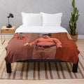 iCarly-inspired plush blanket featuring the character Gibby