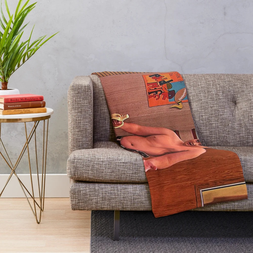 iCarly-inspired plush blanket featuring the character Gibby
