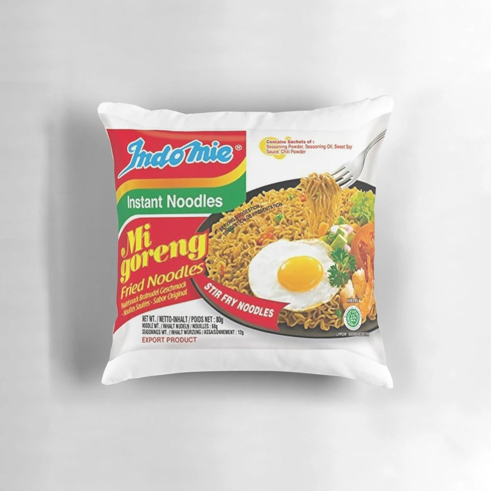 Soft and Comfortable Indomie Noodle-Themed Pillow