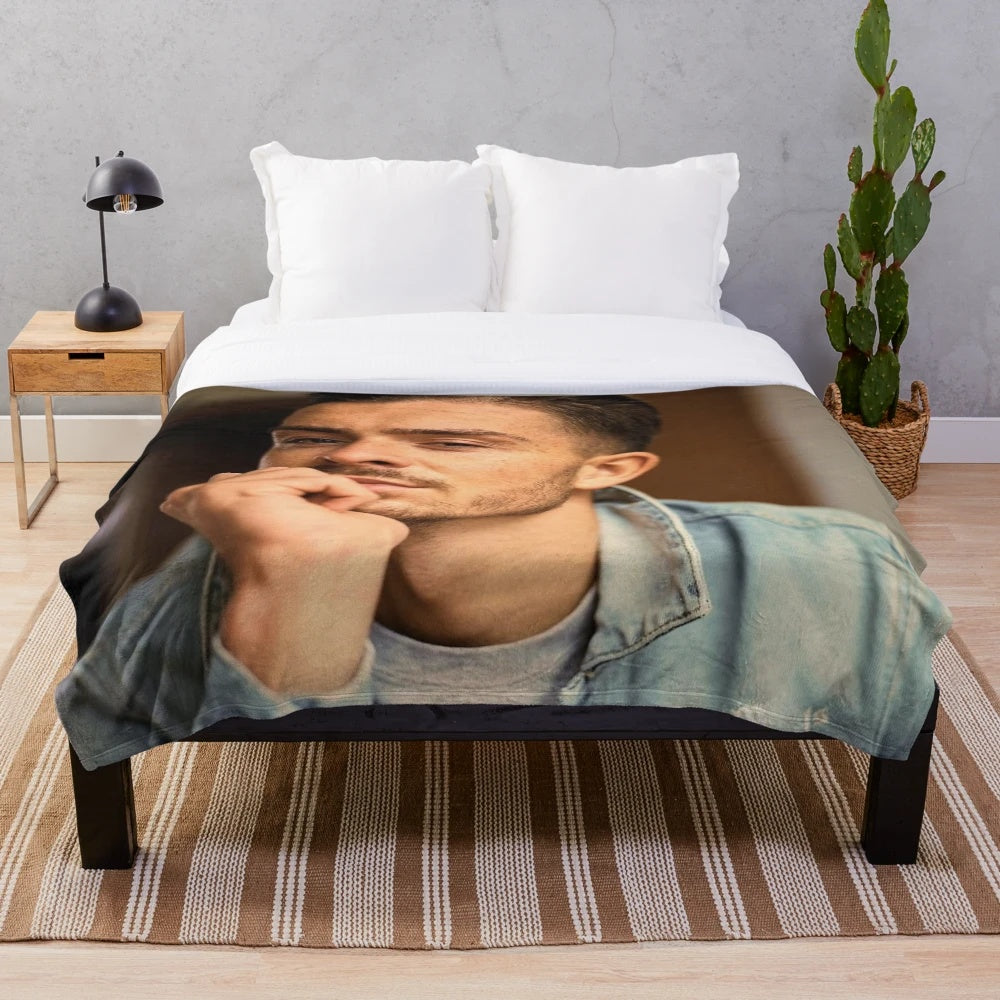 Jack Grealish inspired plush blanket for football fans