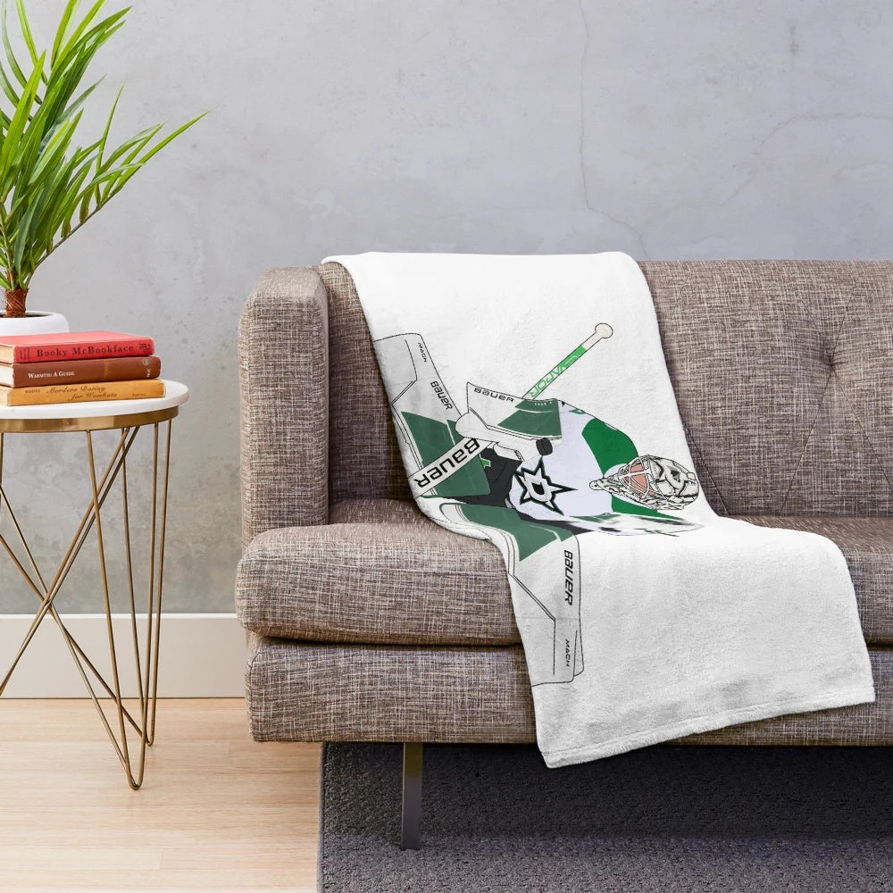 Jake Oettinger Inspired Plush Blanket