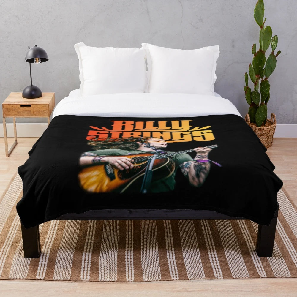 Jam band inspired plush blanket