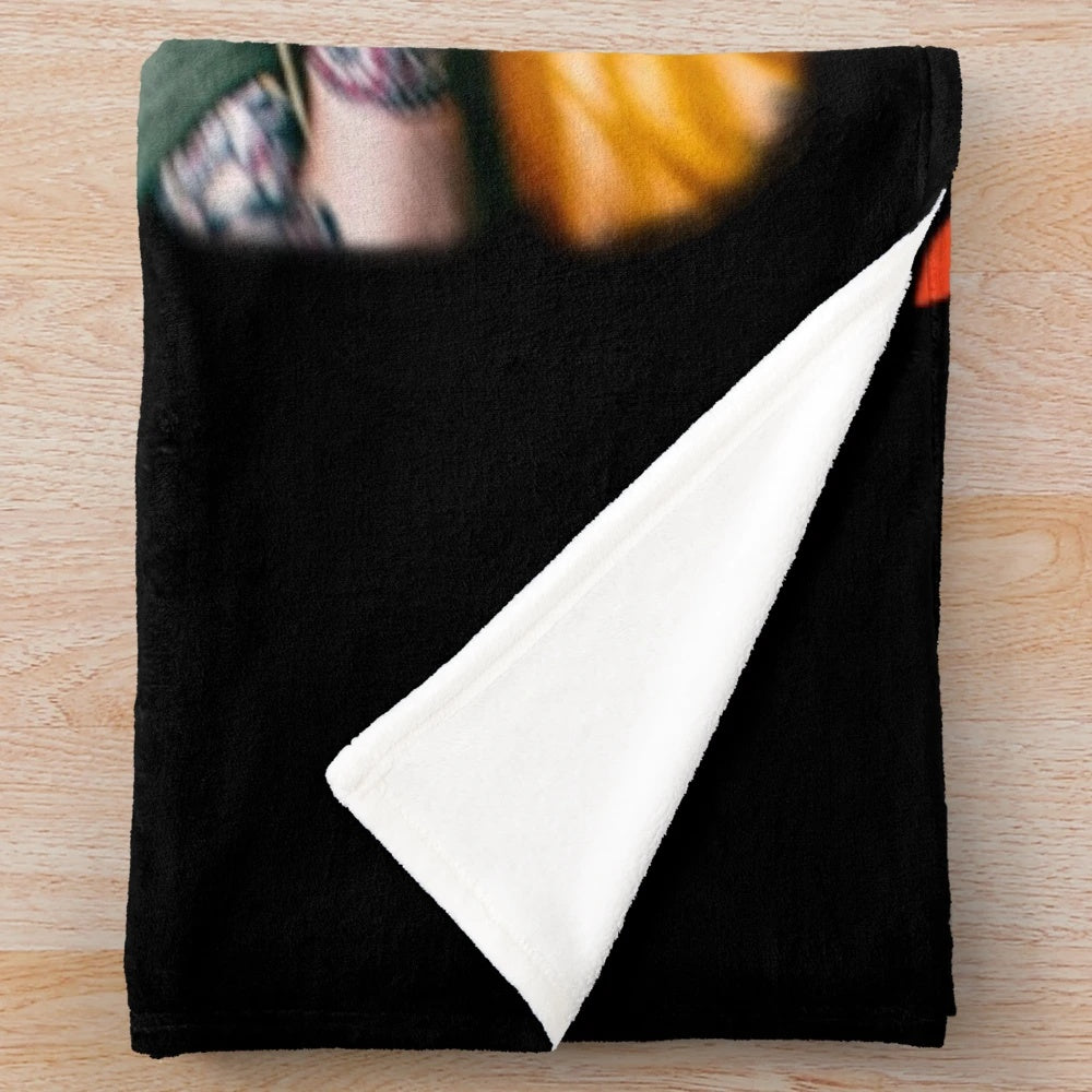 Jam band inspired plush blanket