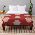 James Milner Plush Blanket featuring a portrait of the football player