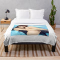 Jenna Ortega inspired plush blanket