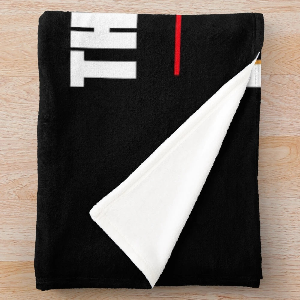 A soft and comfortable plush blanket inspired by the iconic Jim Beam bourbon brand