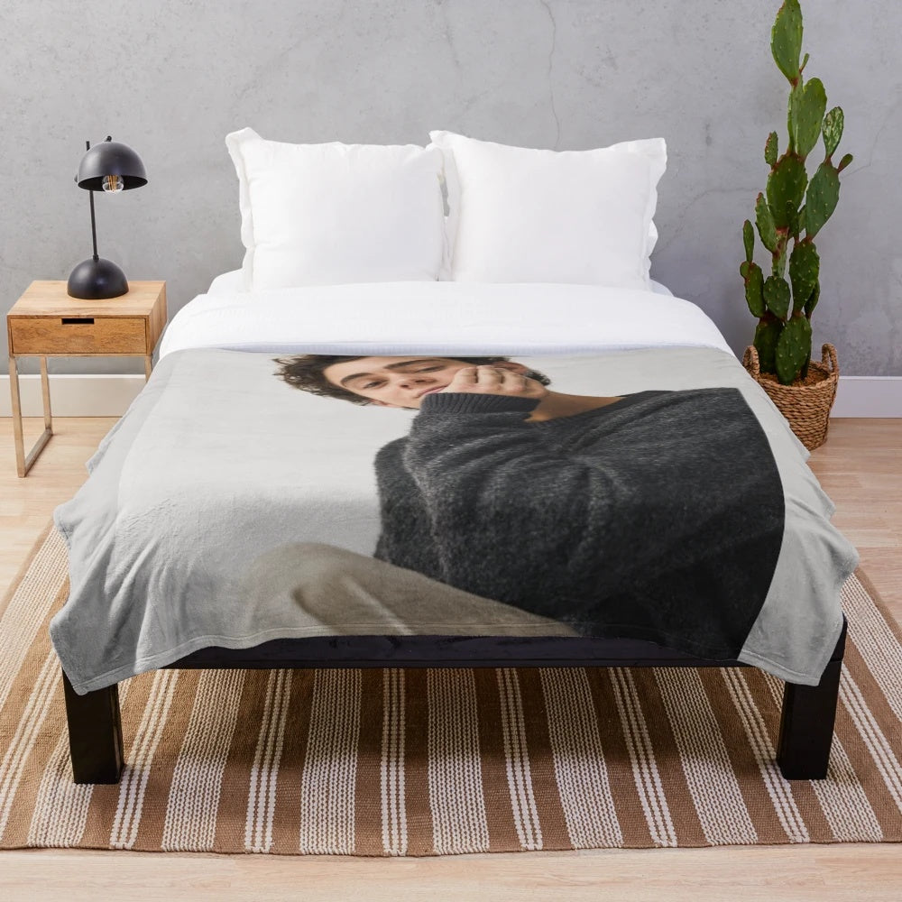 Joshua Bassett inspired plush blanket