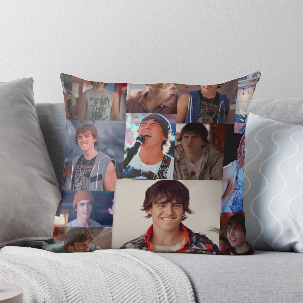 Soft and plush pillow featuring Luke from the Netflix series Julie and the Phantoms