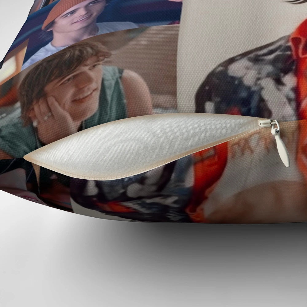 Soft and plush pillow featuring Luke from the Netflix series Julie and the Phantoms