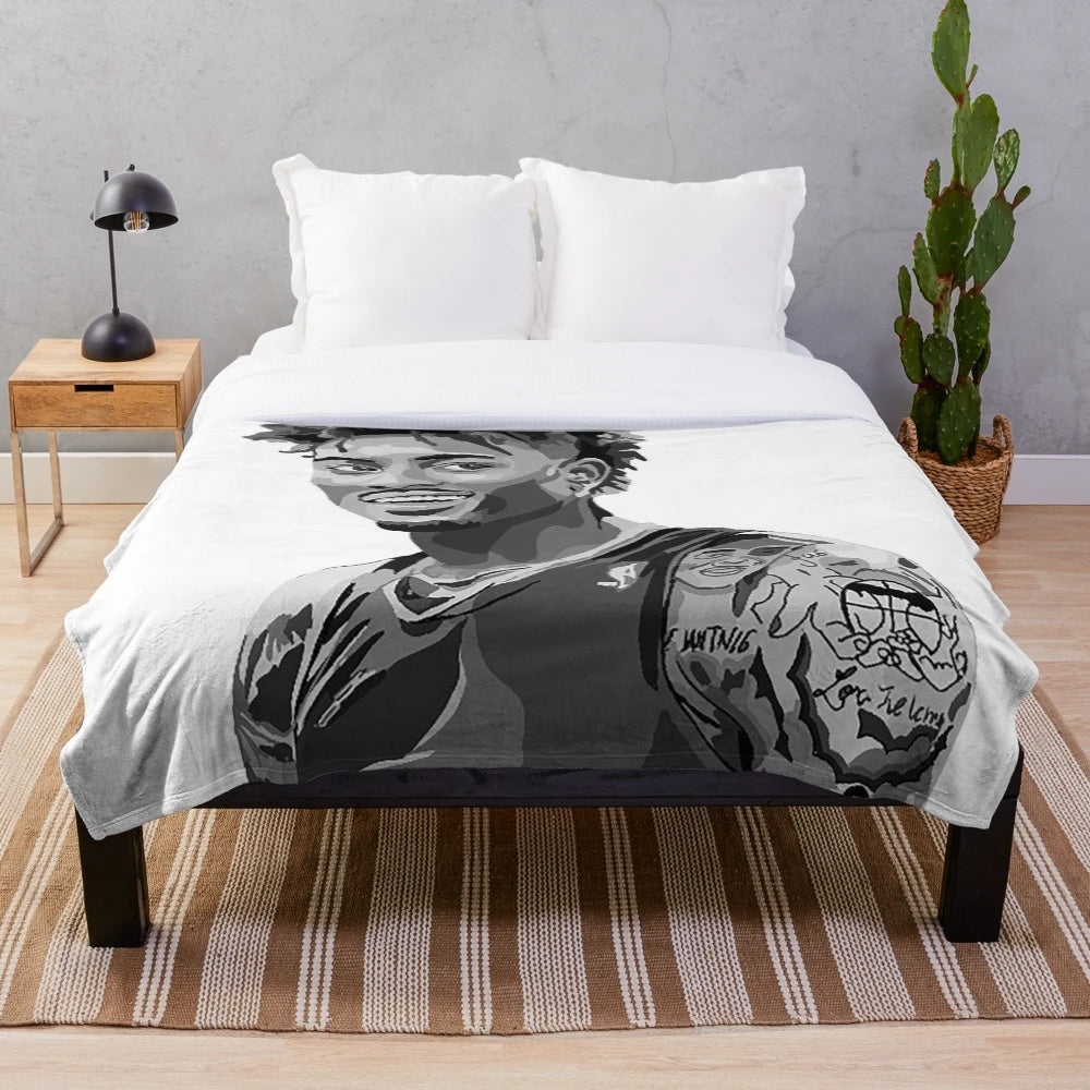 Kelly Oubre Jr. inspired plush blanket