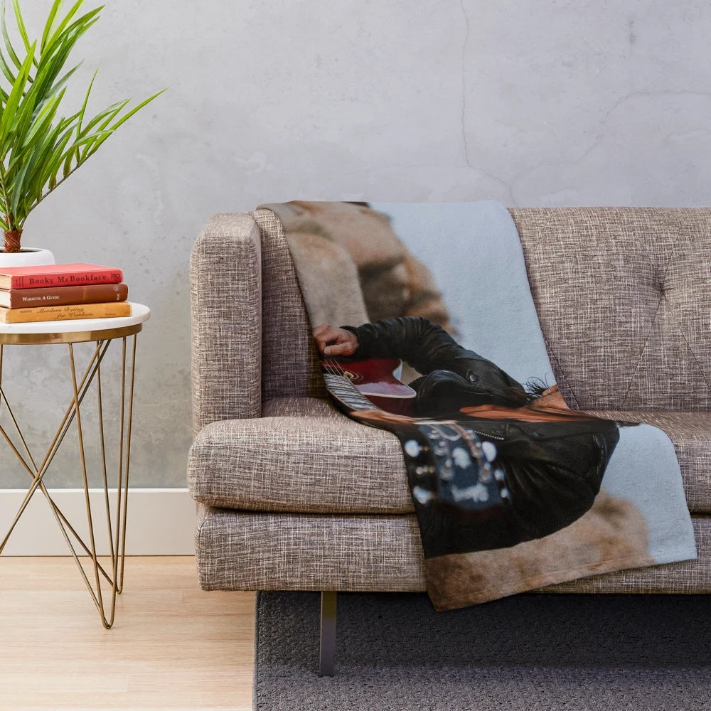 Kip Moore "How High" inspired plush blanket featuring a soft and cozy design