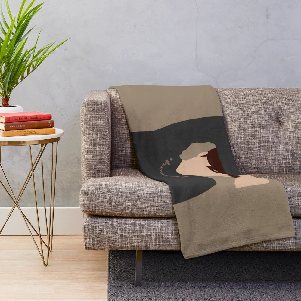 Soft and plush blanket featuring Louis Partridge, the star of Enola Holmes and teen movie favorite