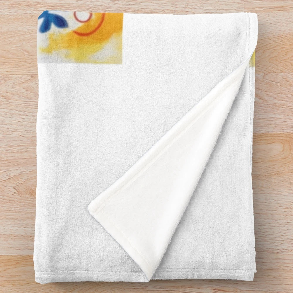 Mandala patterned plush blanket for home decor