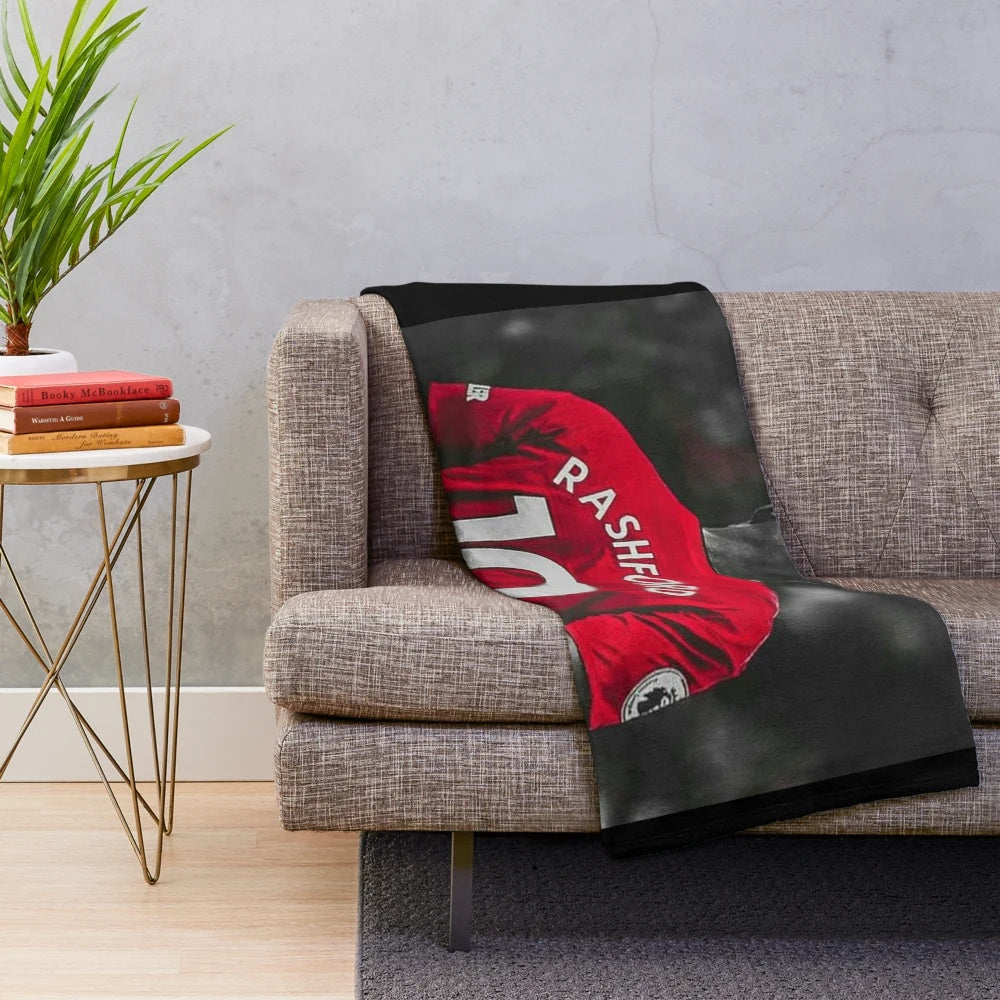 Marcus Rashford inspired plush blanket