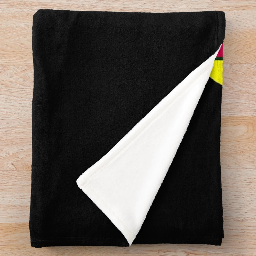Marmite logo yeast plush blanket