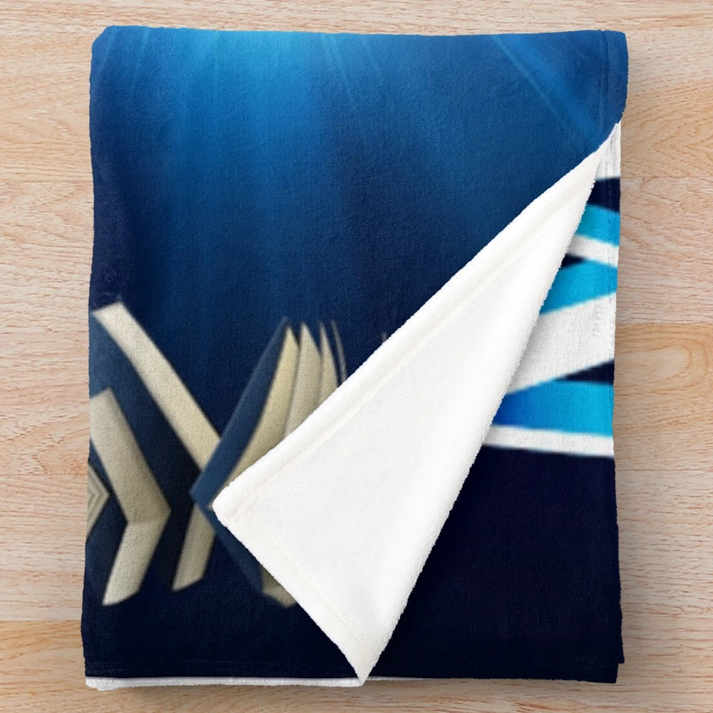Plush blanket featuring a minimalist Matilda movie design