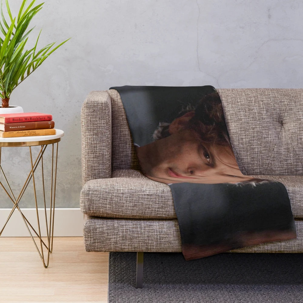 Matthew Gray Gubler inspired plush blanket