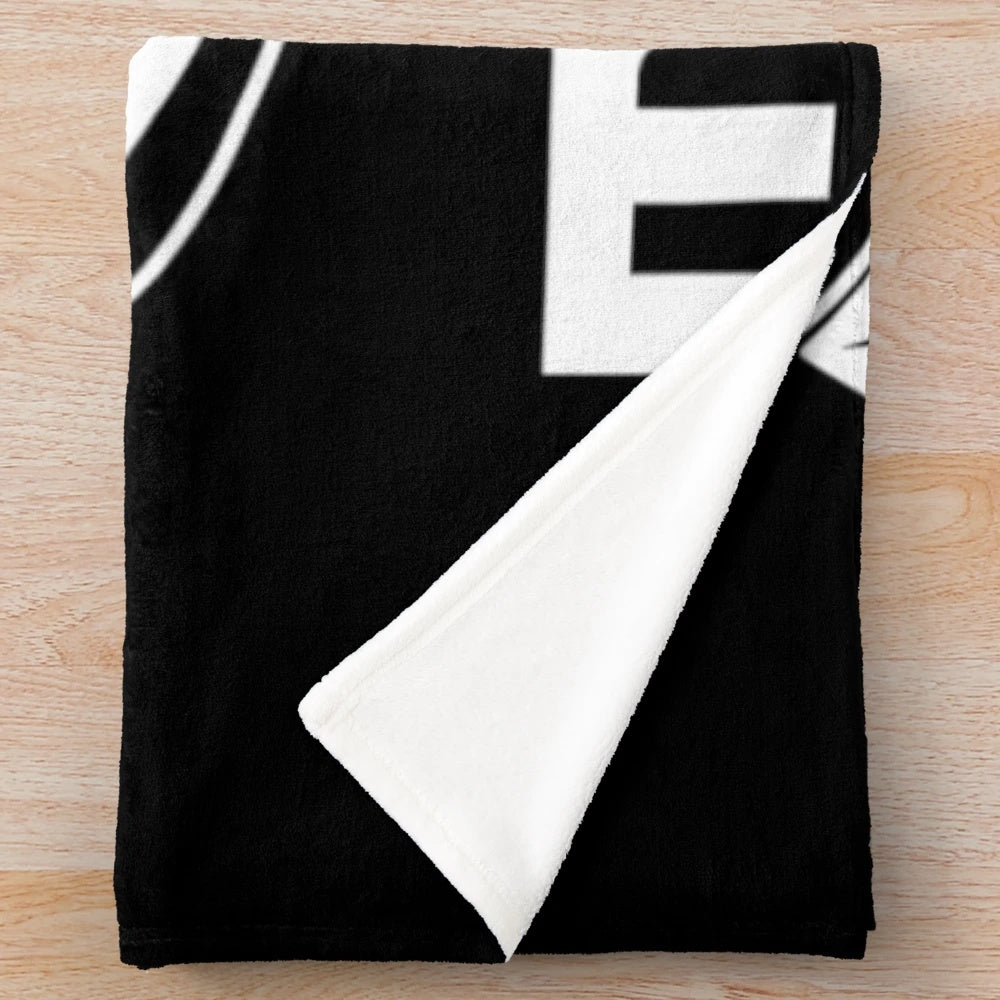 Mazda plush blanket with car logo design