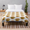 Soft and plush McChicken-inspired blanket